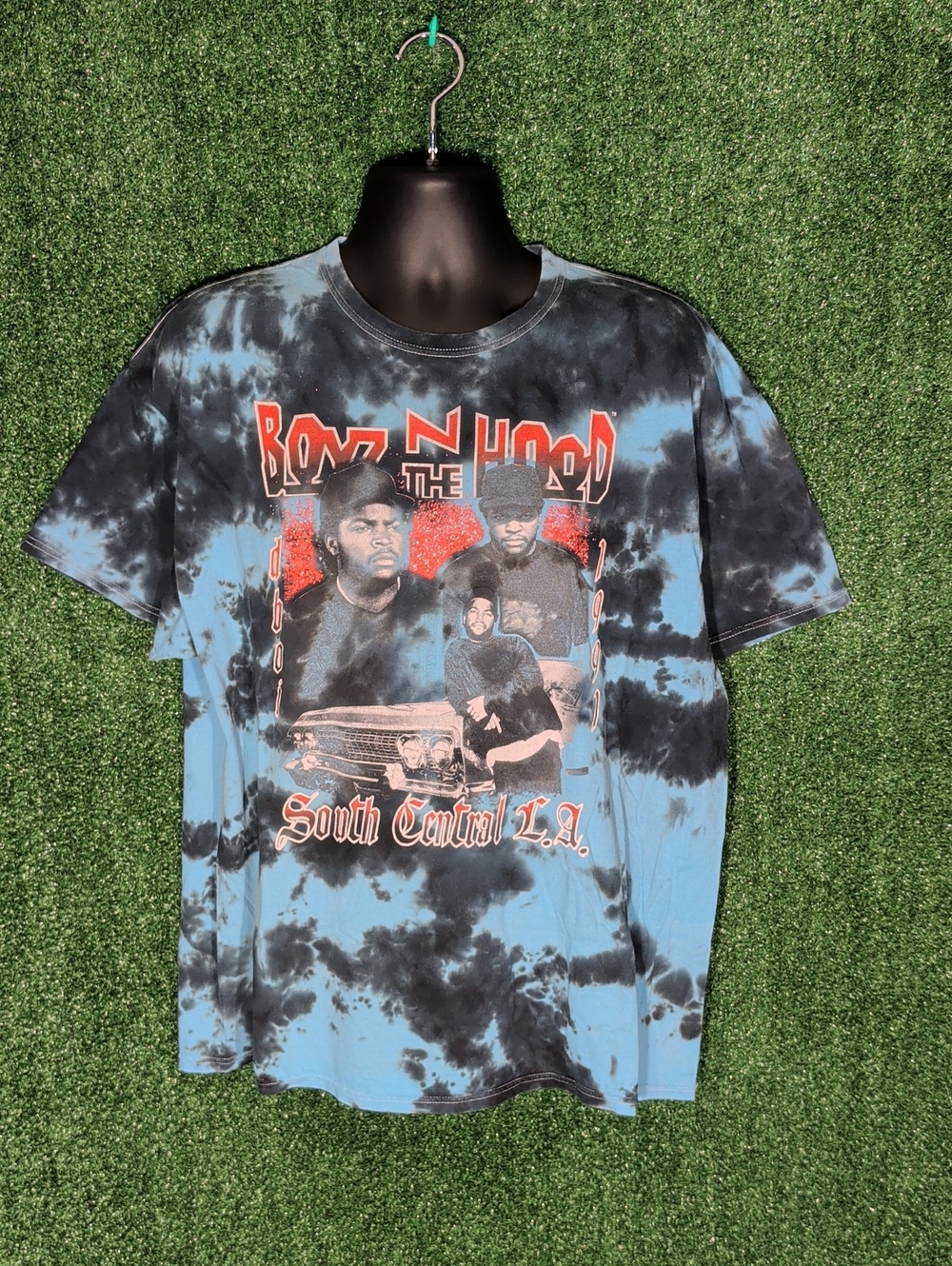 Boyz N The Hood South Central LA Ice Cube Hip Hop Rap Tye Dye Shirt Size XL